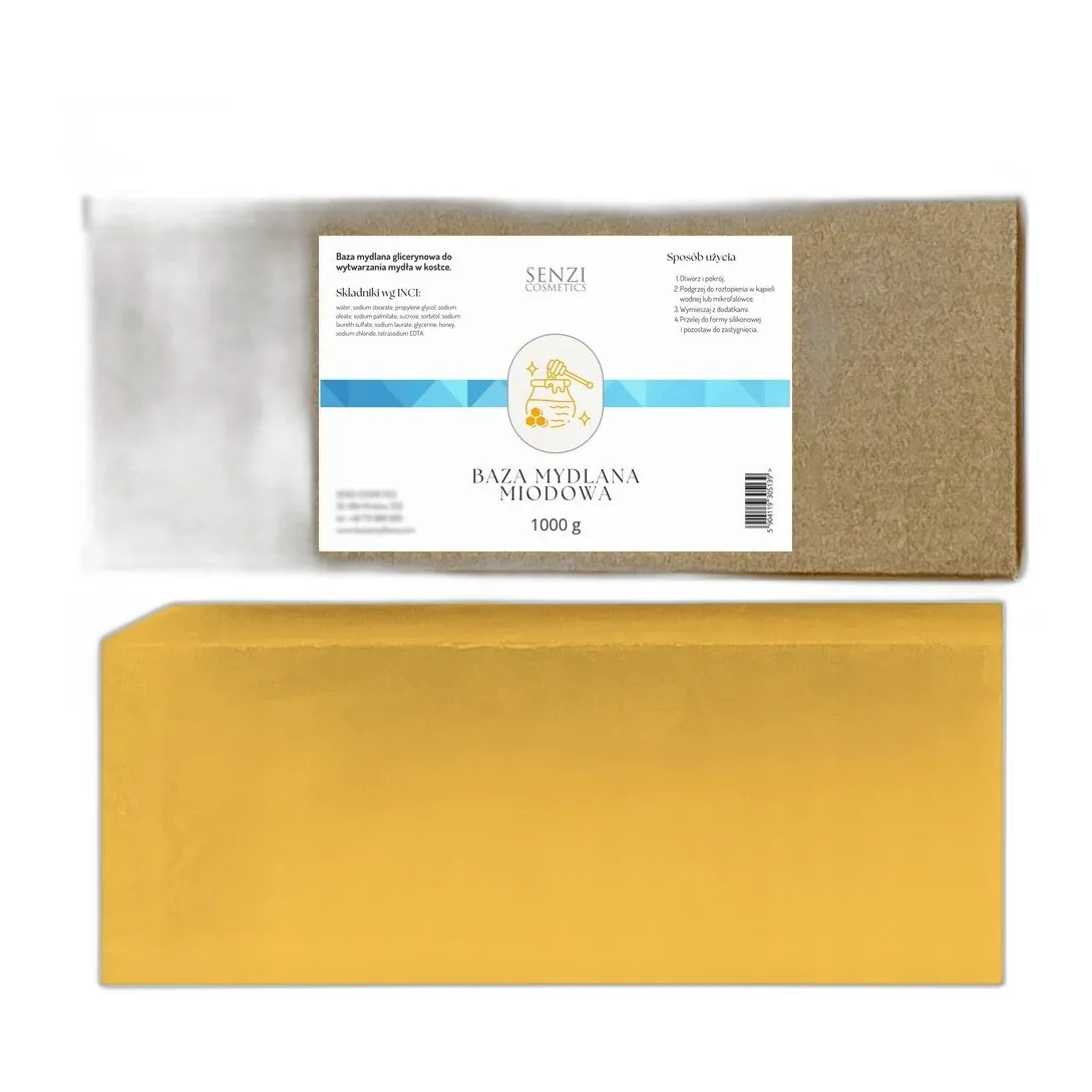 Baza Mydlana Glicerynowa Z Miodem 1 Kg — CAS 151-21-3 — C12H25NaO4S — odczynnik chemiczny