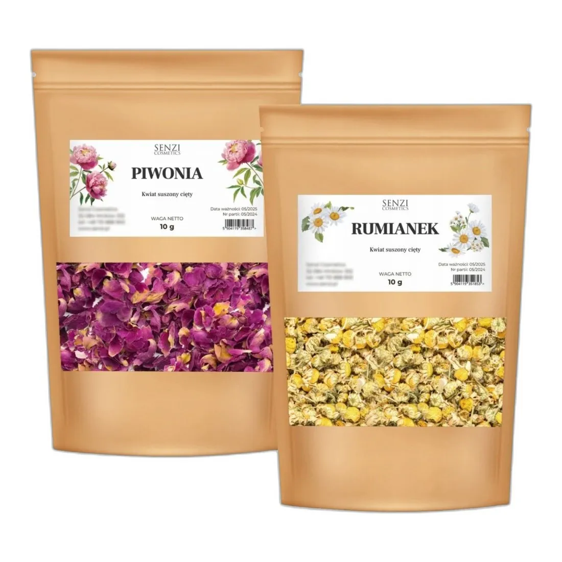 kwiaty suszone piwonii — zdjęcie produktu